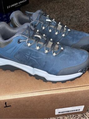 Kuru Ridge Motion Women's Size 10 Hiking Shoes Blue Haze/Orange Spice - NEW